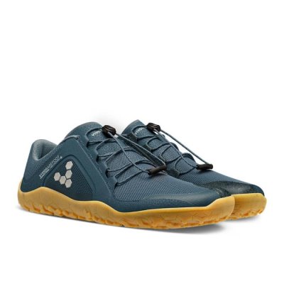 Chaussure Running Road Vivobarefoot Primus Trail II Firm Ground 49 Homme - Bleu CYO542139